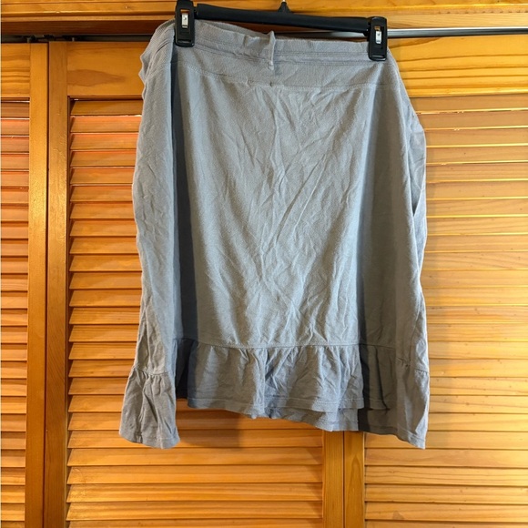 Old Navy Dusty Blue Ruffle  Skirt - Picture 3 of 3